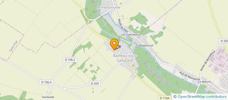 localisation de l'entreprise MADAME MARIE COLIN à BAILLEAU-ARMENONVILLE