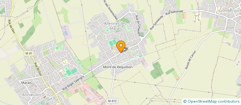 localisation de l'entreprise MADAME MARIE COLLART  ALLENNES-LES-MARAIS