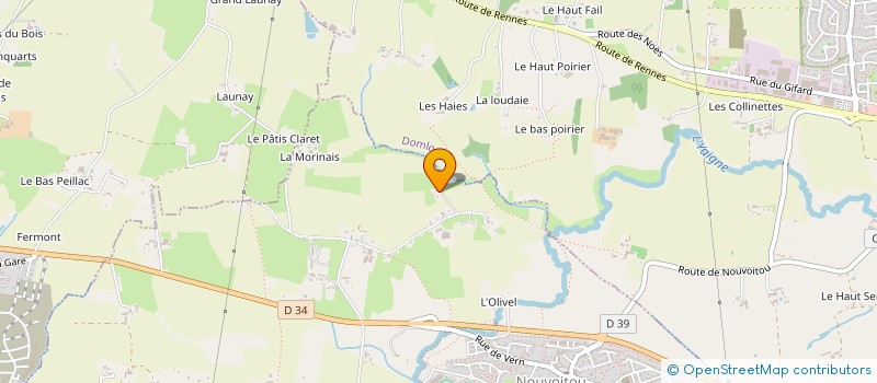 localisation de l'entreprise MADAME MARIE COLLIAUX  NOUVOITOU