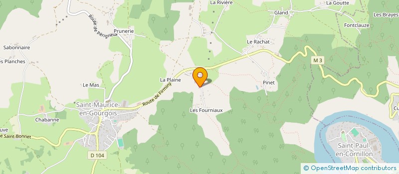 localisation de l'entreprise MADAME MARIE COLLIGNON  SAINT-MAURICE-EN-GOURGOIS