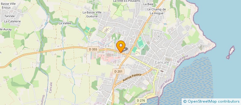 localisation de l'entreprise MADAME MARIE COLLIN  CANCALE