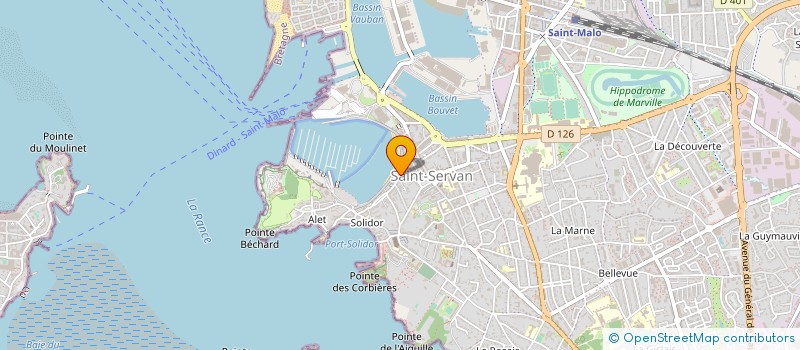 localisation de l'entreprise MADAME MARIE COLLIN  SAINT-MALO