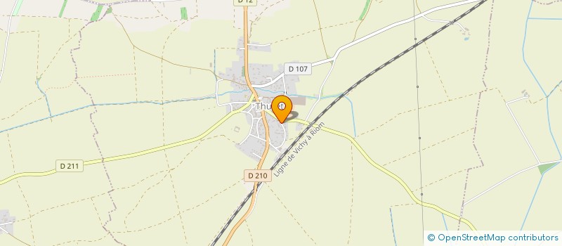 localisation de l'entreprise MADAME MARIE COLLINET  PARAY-SOUS-BRIAILLES