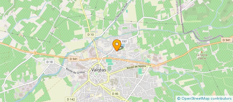localisation de l'entreprise MADAME MARIE COLLIOT  VALREAS