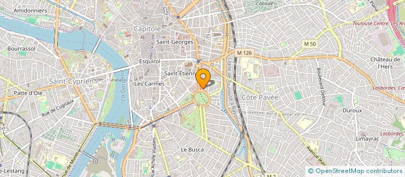 localisation de l'entreprise MADAME MARIE COLLIOU  TOULOUSE