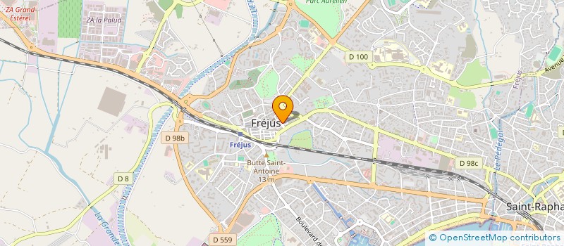 localisation de l'entreprise MADAME MARIE COLLONVILLE à FREJUS