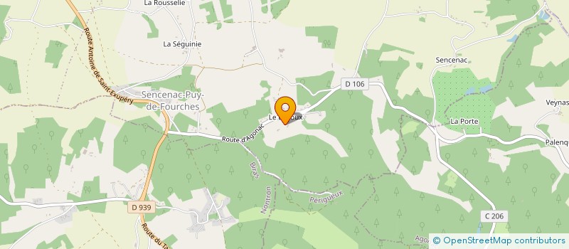 localisation de l'entreprise MADAME MARIE COLLOT  PAUSSAC-ET-SAINT-VIVIEN