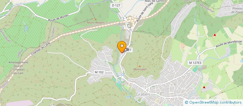 localisation de l'entreprise MADAME MARIE-COLOMBE GARCIA  GRABELS