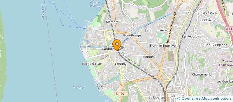 localisation de l'entreprise MADAME MARIE COMAS  AIX-LES-BAINS