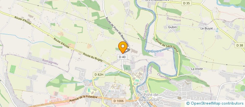 localisation de l'entreprise MADAME MARIE COMBE  ROMAGNIEU