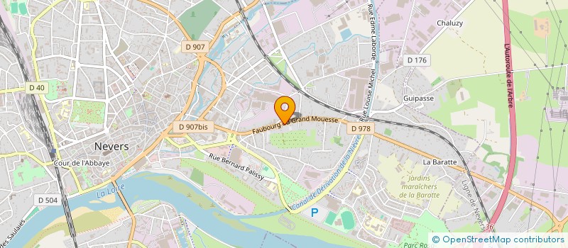 localisation de l'entreprise MADAME MARIE COMBE à NEVERS