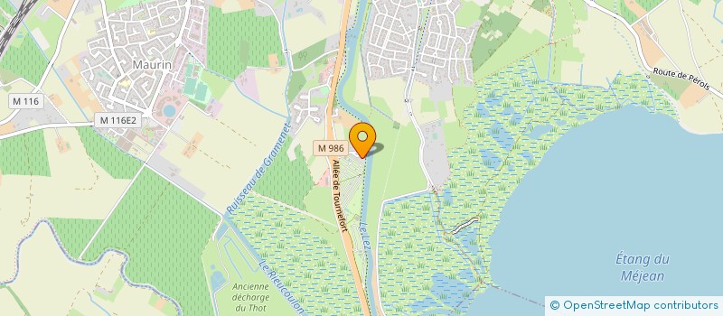 localisation de l'entreprise MADAME MARIE COMBES  LATTES