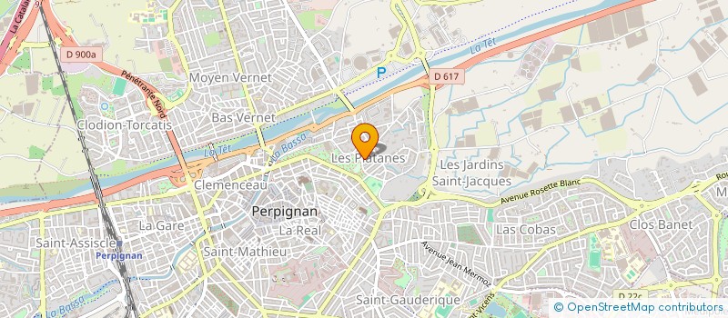 localisation de l'entreprise MADAME MARIE COMET  PERPIGNAN