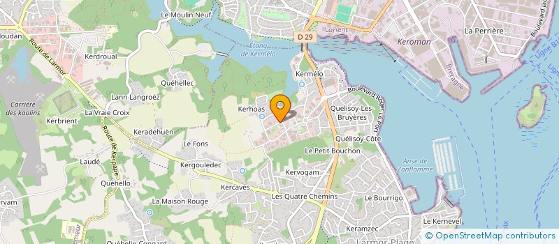 localisation de l'entreprise MADAME MARIE CONANEC  LARMOR-PLAGE