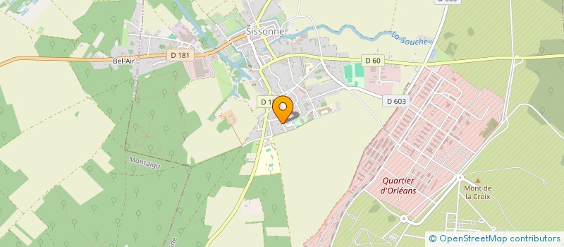 localisation de l'entreprise MADAME MARIE CONSEIL  SISSONNE