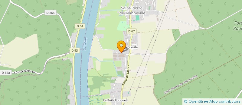 localisation de l'entreprise MADAME MARIE COQUEREL  SAINT-PIERRE-DE-MANNEVILLE