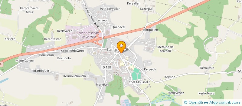 localisation de l'entreprise MADAME MARIE COQUILLAUD  LANGUIDIC