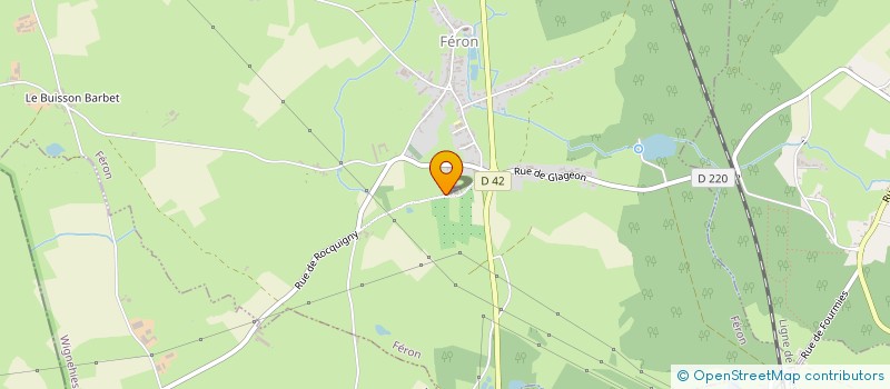 localisation de l'entreprise MADAME MARIE CORDELETTE  FERON