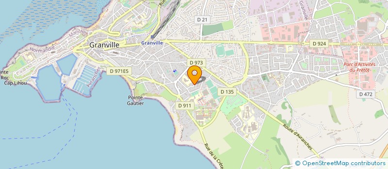 localisation de l'entreprise MADAME MARIE CORDOBA Y VACAS  GRANVILLE