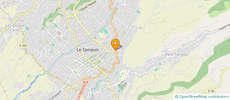 localisation de l'entreprise MADAME MARIE CORINNE DIJOUX  LE TAMPON