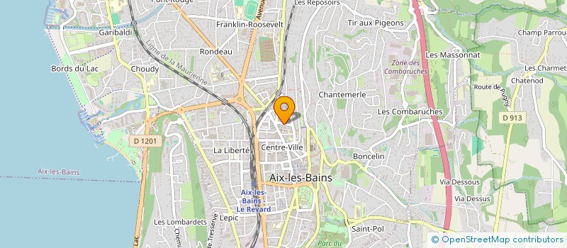 localisation de l'entreprise MADAME MARIE CORNEC  AIX-LES-BAINS