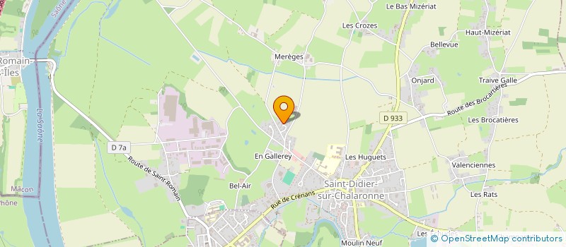 localisation de l'entreprise MADAME MARIE CORNIER à SAINT-DIDIER-SUR-CHALARONNE