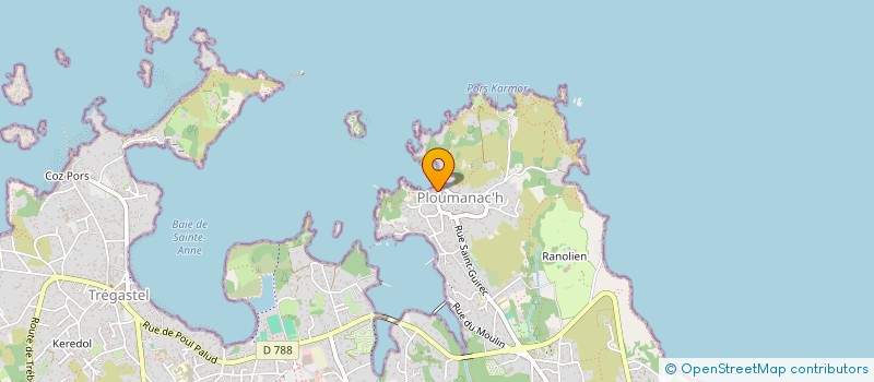 localisation de l'entreprise MADAME MARIE CORNILY  PERROS-GUIREC