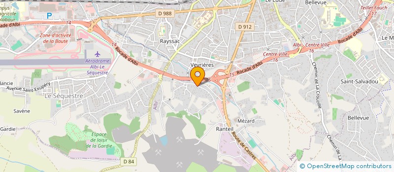 localisation de l'entreprise MADAME MARIE COROLLER à ALBI