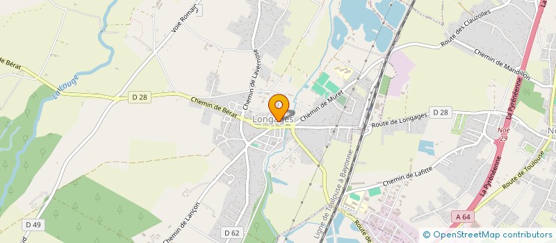 localisation de l'entreprise MADAME MARIE COROT  LONGAGES