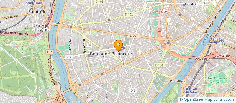 localisation de l'entreprise MADAME MARIE CORRE à BOULOGNE-BILLANCOURT