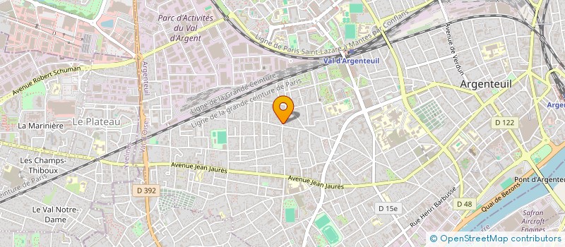 localisation de l'entreprise MADAME MARIE CORRIELUS  ARGENTEUIL