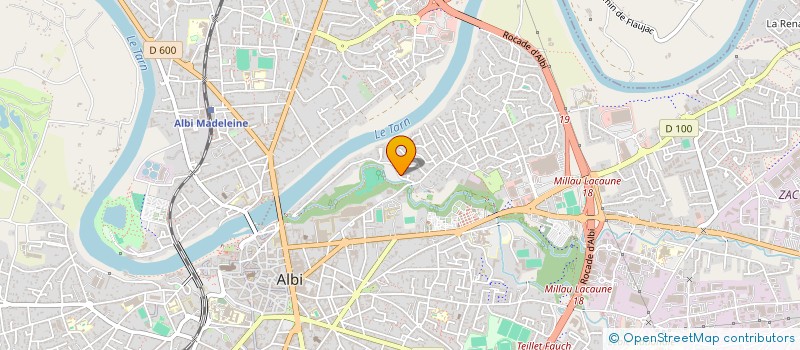 localisation de l'entreprise MADAME MARIE CORTES à ALBI