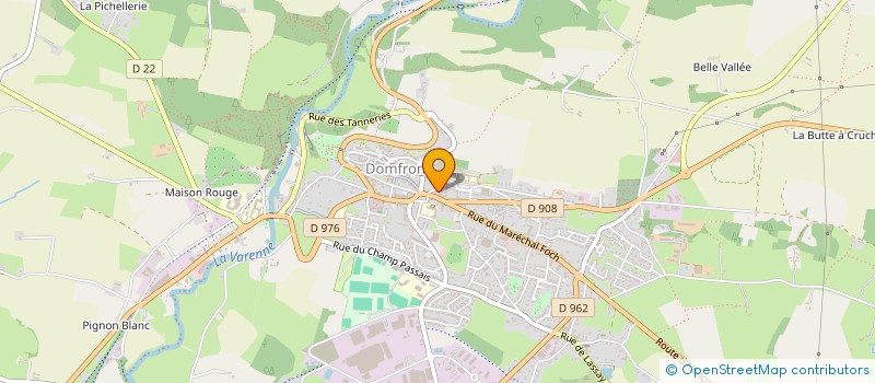 localisation de l'entreprise MADAME MARIE CORVEE à DOMFRONT-EN-POIRAIE