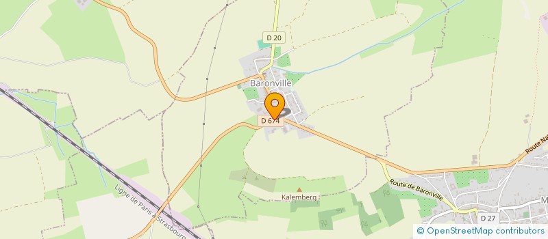 localisation de l'entreprise MADAME MARIE COSSU  BARONVILLE