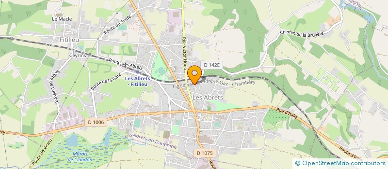 localisation de l'entreprise MADAME MARIE COSTANZO  LES ABRETS-EN-DAUPHINE