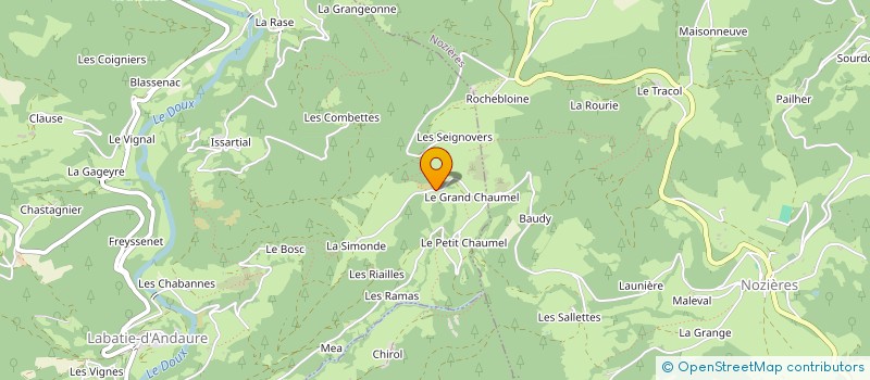 localisation de l'entreprise MADAME MARIE COSTE  LABATIE-D'ANDAURE