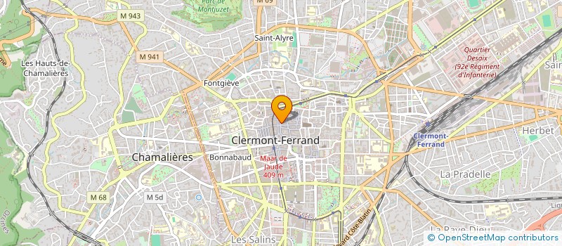 localisation de l'entreprise MADAME MARIE COSTEROUSSE  CLERMONT-FERRAND