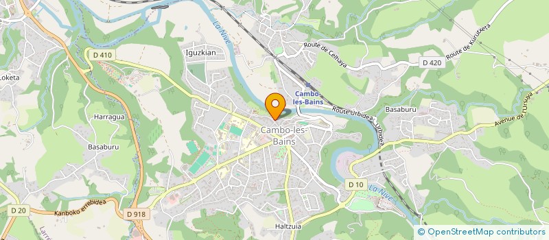 localisation de l'entreprise MADAME MARIE COTTE  CAMBO-LES-BAINS