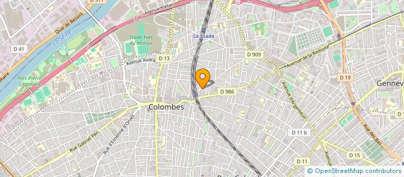 localisation de l'entreprise MADAME MARIE COTTE à COLOMBES