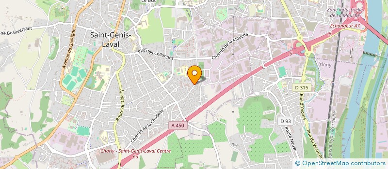 localisation de l'entreprise MADAME MARIE COTTE  SAINT-GENIS-LAVAL