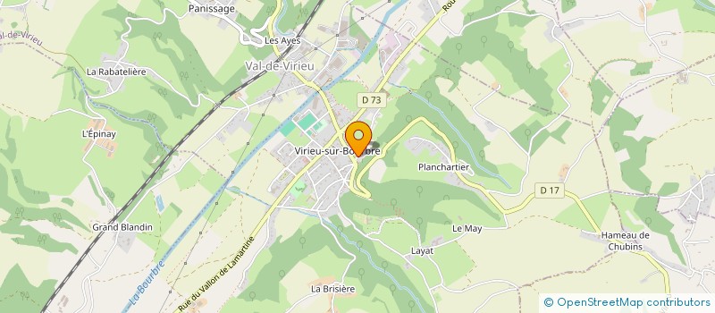 localisation de l'entreprise MADAME MARIE COTTIN  VAL-DE-VIRIEU