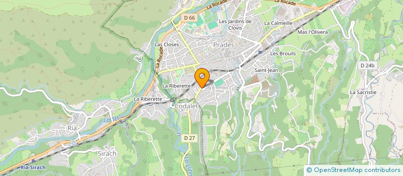 localisation de l'entreprise MADAME MARIE COUBRY  PRADES