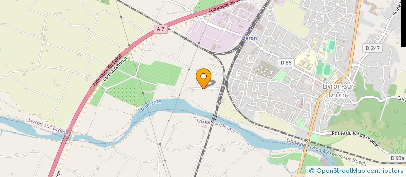 localisation de l'entreprise MADAME MARIE COUCHON  LIVRON-SUR-DROME