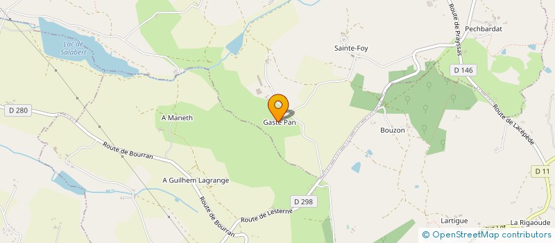 localisation de l'entreprise MADAME MARIE COUCHOUD  LACEPEDE