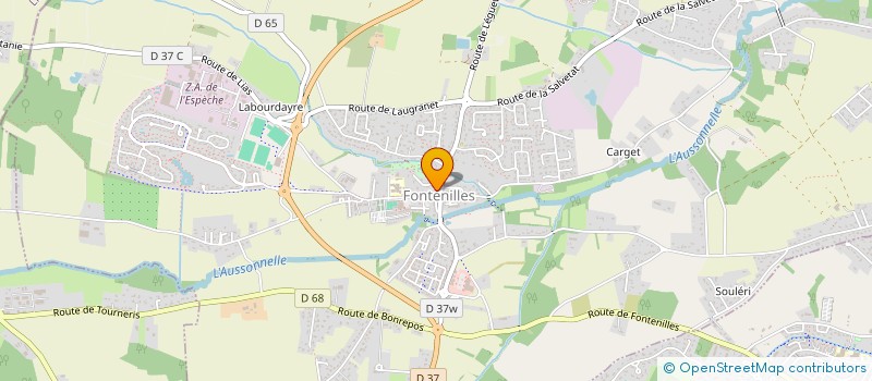 localisation de l'entreprise MADAME MARIE COUDERC  CAMBERNARD