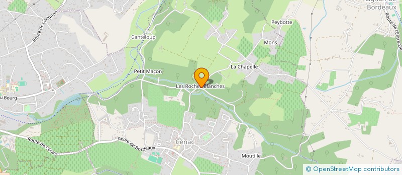 localisation de l'entreprise MADAME MARIE COUDERC  CENAC