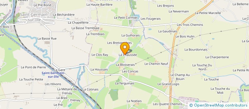 localisation de l'entreprise MADAME MARIE COUDRAY à CHEVAIGNE