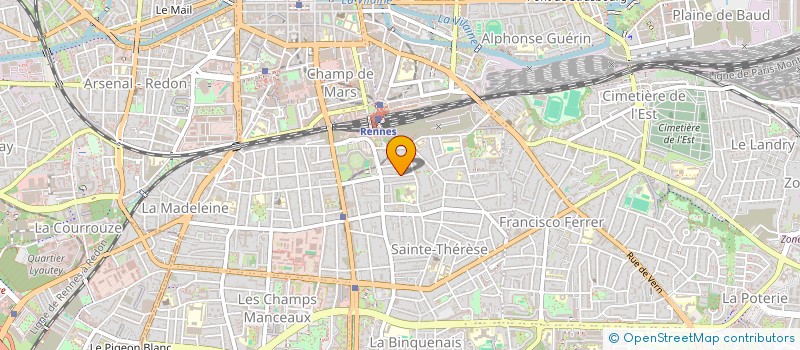 localisation de l'entreprise MADAME MARIE COUETIL  RENNES