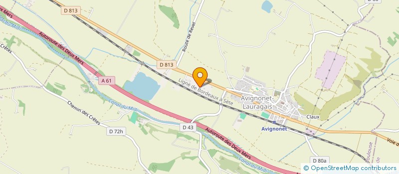 localisation de l'entreprise MADAME MARIE COULOUMIES  AVIGNONET-LAURAGAIS