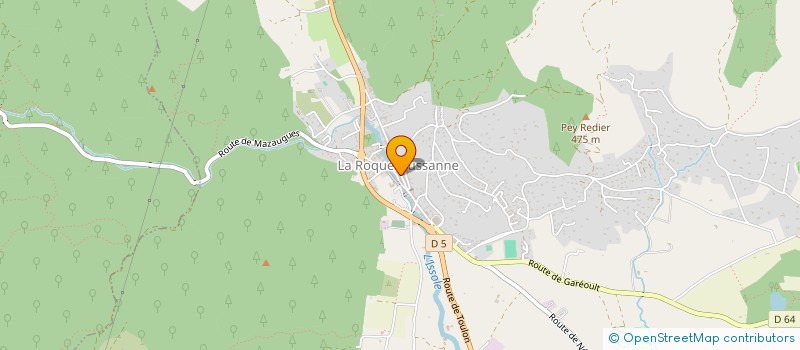 localisation de l'entreprise MADAME MARIE COUPILLAUD à LA ROQUEBRUSSANNE